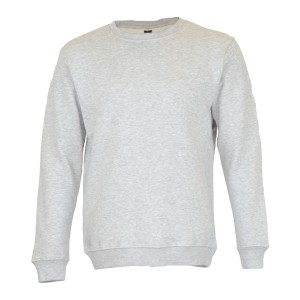 SWEAT SHIRT C/PUNHO COS RIBE DELTA CINZ MATIZADO SWEAT SHIRT C/PUNHO COS RIBE DELTA CINZ MATIZADO